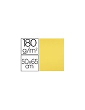 CARTULINA LIDERPAPEL 50X65 CM 180G/M2 AMARILLO LIMON PAQUETE DE 25 2