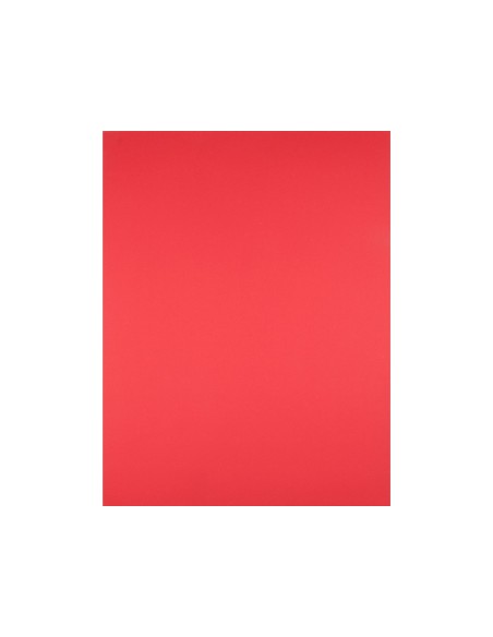 CARTULINA LIDERPAPEL 50X65 CM 180G/M2 ROJO PAQUETE DE 25
