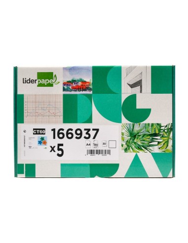 CARTULINA  A4 180G/M2 BL.PAQUETE 25+5H.