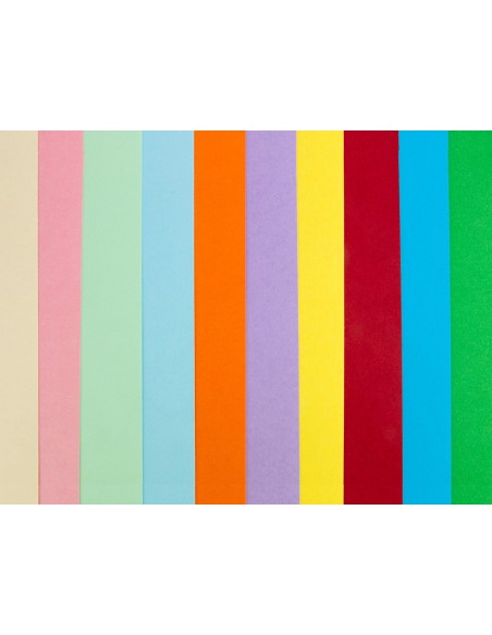 CARTULINA  50X65 CM 180G/M2 10 SURT.PAQUETE 10H.