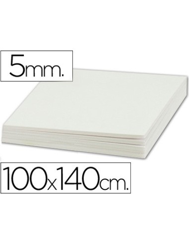 CARTON PLUMA DOBLE CARA 100X140 CM ESPESOR 5 MM