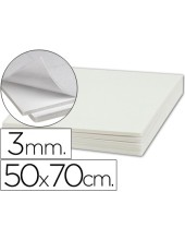 CARTON PLUMA ADH.1 CARA 50X70 CM ESPESOR 3 MM