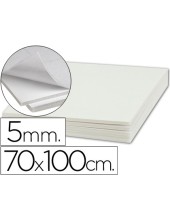 CARTON PLUMA ADH.1 CARA 70X100 CM ESPESOR 5 MM