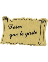 ETIQUETAS ADH. "DESEO QUE TE GUSTE" 450UD.