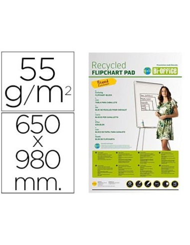 BLOC CONGRESO BI-OFFICE 650X980MM PAPEL RECICLADO  55GR.