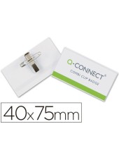 IDENTIFICADOR Q-CONNECT CON PINZA E IMPERDIB KF17457 40X75 MM**63411