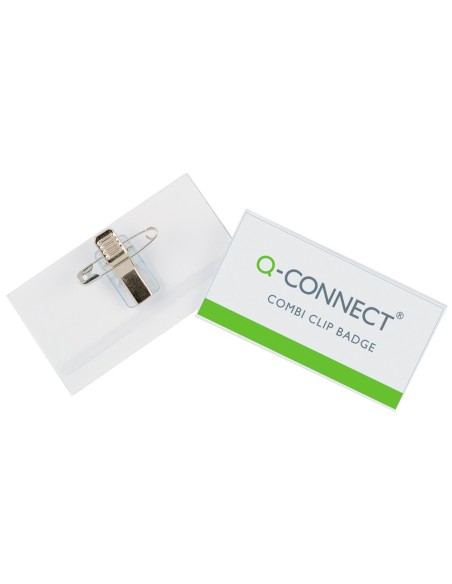 IDENTIFICADOR Q-CONNECT CON PINZA E IMPERDIB KF17457 40X75 MM**63411 IDENTIFICADOR Q-CONNECT CON PINZA E IMPERDIB KF17457 40X75 MM**63411