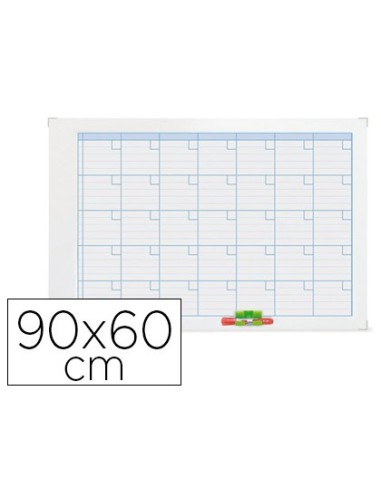 PLANNING MAGNETICO NOBO MENSUAL ROTULABLE MARCO MET.90X60 CM 3048101