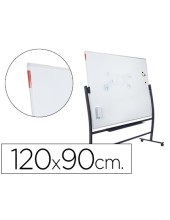 PIZARRA BLANCA LACADA MAGNETICA VOLTEABLE DOBLE CARA 90X120CM