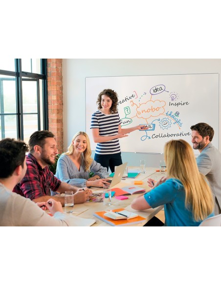 PIZARRA BL.NOBO IP PRO 32 LACADA MAGNETICA 710X400MM