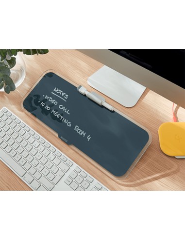 PIZARRA LEITZ COSY CRISTAL ROTULADOR BORRADOR GRIS 150X60X380MM