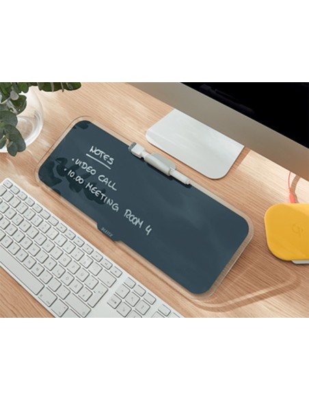 PIZARRA LEITZ COSY CRISTAL ROTULADOR BORRADOR GRIS 150X60X380MM