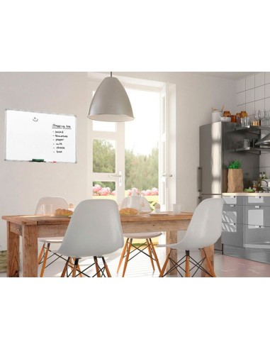 PIZARRA BLANCA Q-CON.MELAMINA MARCO AL.60X40 CM PIZARRA BLANCA Q-CON.MELAMINA MARCO AL.60X40 CM