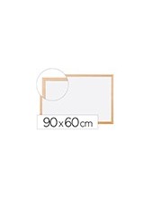 PIZARRA BLANCA Q-CON.LAMINADA MARCO MADERA 90X60 CM 2