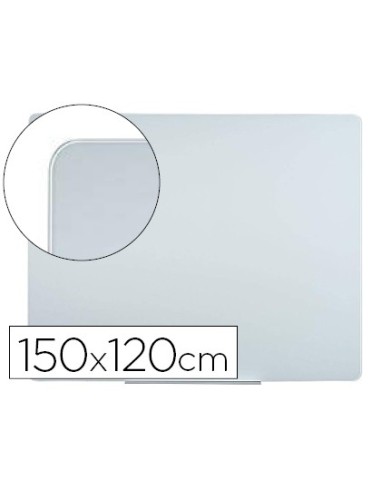 PIZARRA BLANCA BI-OFFICE CRISTAL MAGNETICA 1500X1200 MM