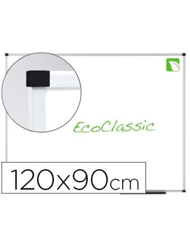 PIZARRA BLANCA NOBO ECO CLASSIC ECO MAGNETICA VITRIFICADO 120X90 CM