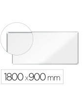 PIZARRA BLANCA MAG NOBO PREMIUM PLUS LACADA MARCO ALUMINIO 180X90CM