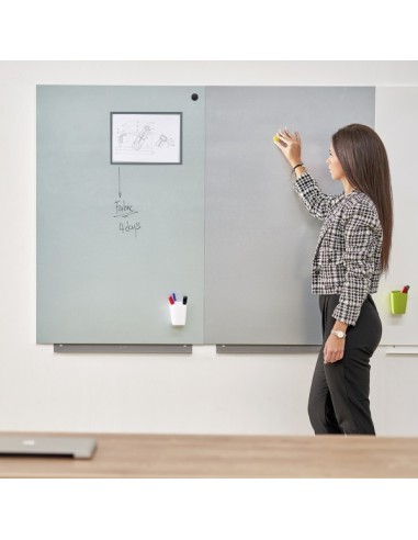 PIZARRA ROCADA MAGNETICA BLANCA SKI WHITEBOARD PRO 100X100 CM