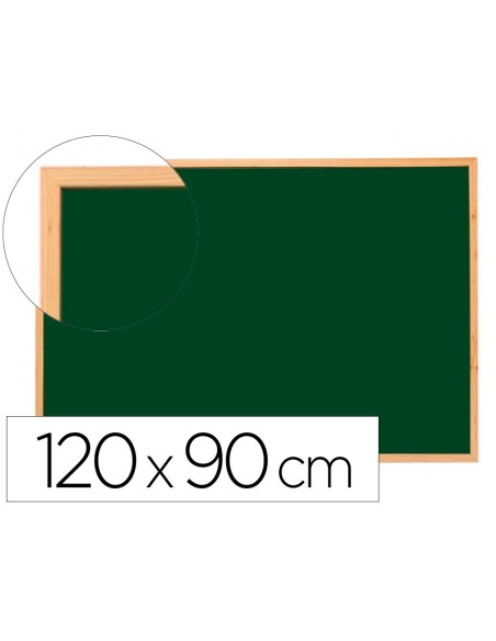 PIZARRA VER Q-CON.MARCO MADERA 120X90 CM SIN REPISA PIZARRA VER Q-CON.MARCO MADERA 120X90 CM SIN REPISA