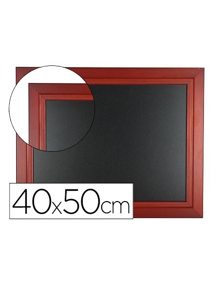 PIZARRA NG.MURAL MADERA C/SUPERFICIE ROTULADORES TIPO TIZA 40X50CM PIZARRA NG.MURAL MADERA C/SUPERFICIE ROTULADORES TIPO TIZA 40X50CM