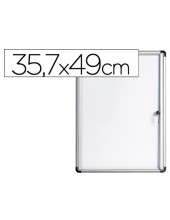 VITRINA ANUNCIOS BI-OFFICE FONDO MAGNETICO INTERIOR 357X490 MM