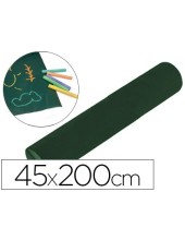 PIZARRA LIDERPAPEL ROLLO ADHESIVO 45X200 CM PARA TIZA COLOR VERDE