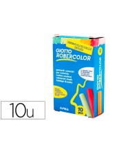 TIZA COLOR ANTIPOLVO ROBERCOLOR CAJA 10 UDS.