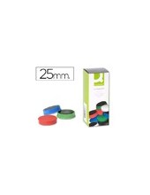 IMANES SUJECION Q-CON.IDEAL PIZARRAS MAGNETICAS25 MM COL.SURT. CAJA 1 2