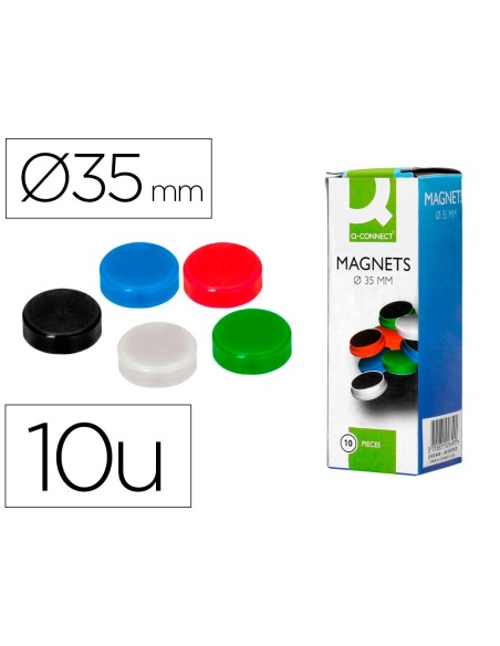IMANES SUJECION Q-CON.IDEAL PIZARRAS MAGNETICAS35 MM COL.SURT. CAJA 1 IMANES SUJECION Q-CON.IDEAL PIZARRAS MAGNETICAS35 MM COL.SURT. CAJA 1
