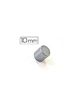 IMANES EXTRAFUERTES BI-OFFICE 10MM PLATEADOS BLISTER 2 IMANES 2