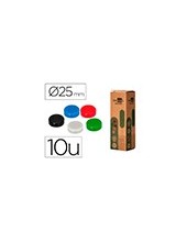 IMANES SUJECION  ECOUSE PP RECICLA PIZARRA MAGNETICA 25MM CAJA 10 UD. 2