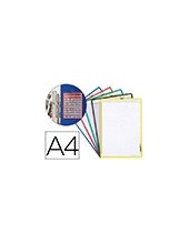 FUNDA COLGAR  A4 ANILLA MET.IDEAL PIZARRAS CORCHO PACK 5 U.COL.SURT. 2