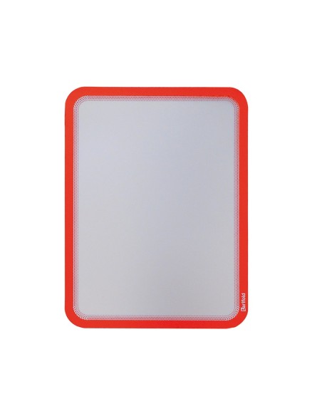 MARCO PORTA ANUNC. MAGNETO A4 4BANDAS MAGNET.ROJO PACK 2 U. 195033