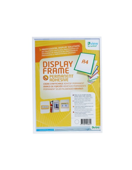 FUNDA PARA COLGAR TARIFOLD DIN A4 ADHESIVA BLANCO 194882