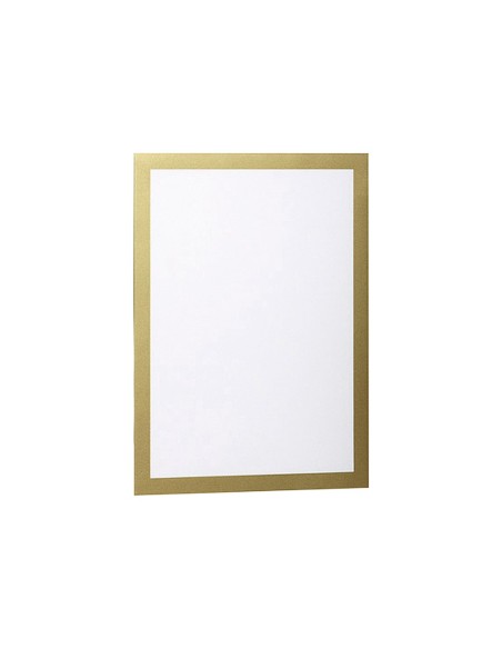 MARCO MAGNETICO A4 DORSO ADH. REMOVIBLE ORO PACK 2 UDS.4872-30