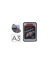 MARCO PORTA ANUNC TARIFOLD A3 4 BANDAS MAGNETICAS NG.PACK 2U. 195067 2