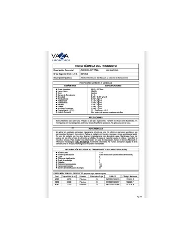 ALCOHOL ETILICO MPL 96æ G BOTE 250 ML