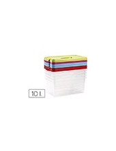 CAJA MULTIUSOS PLASTICO 10 L N 24 T.DE ASA 385X230X175 MM 2