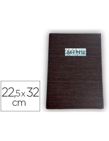 PORTA MENUS LIDERPAPEL PU 22,5 X 32 CM SUJECCION EN ESQUINAS PARA 2H.