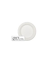 PLATO FIBRA NATURAL NUPIK BIODEGRADABLE BL.17 CM MICROONDAS 50 UD. 2