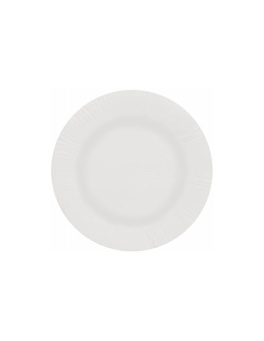 PLATO PAPEL RECICLABLE BL.18 CM PAQUETE 100 UD.