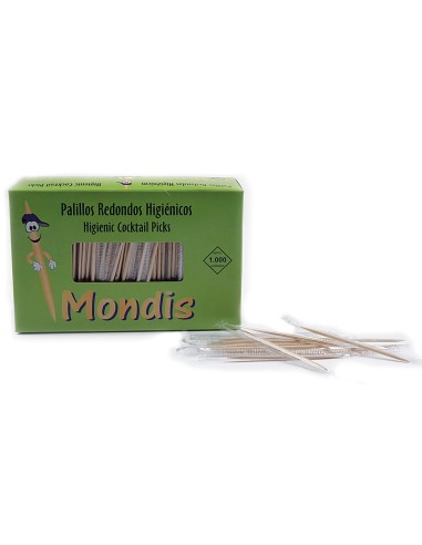 PALILLOS DE DIENTES ENFUNDADOS EN CELOFAN PAQUETE DE 1000