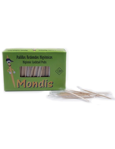 PALILLOS DE DIENTES ENFUNDADOS EN CELOFAN PAQUETE DE 1000