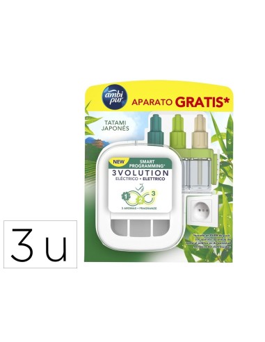 AMBIENTADOR AMBIPUR ELECTRICO 3 VOLUTION JAPONES RECAMBIO 21,5 ML