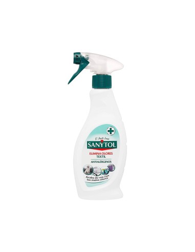 QUITAOLOR DESINFECTANTE SANYTOL TEXTIL PULVERIZADOR BOTE 500 ML