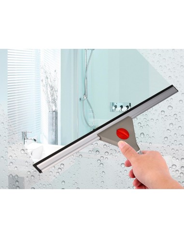 LIMPIAVENTANAS INDUSTRIAL Q-CON ACERO Y MANGO PLASTICO HOJA 40CM