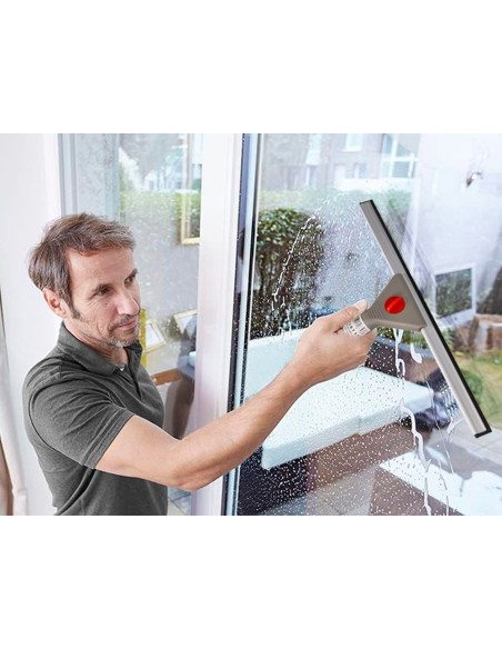 LIMPIAVENTANAS INDUSTRIAL Q-CON ACERO Y MANGO PLASTICO HOJA 40CM