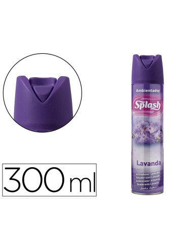 AMBIENTADOR SPRAY SPLASH AROMA LAVANDA BOTE 300 ML