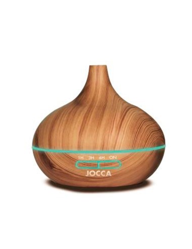 DIFUSOR AROMAS JOCCA 7 MODOS ILUMINACION USB 300 ML 170X170X170MM