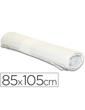 BOLSA BASURA INDUSTRIAL BLANCA 85X105CM GALGA 110 ROLLO 10UD.